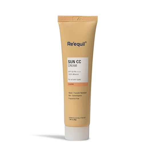 Re’equil Sun CC Cream (Charm) SPF 50 PA++++ - 30 gms