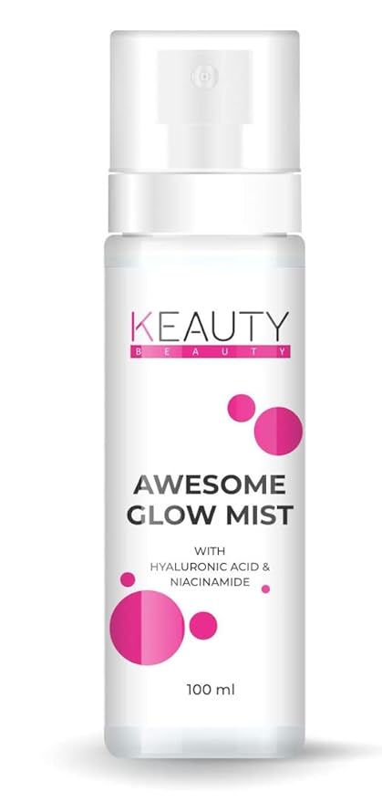 Keauty Beauty Awsome Glow Face Mist & Toner with Hyaluronic Acid & Niacinamide - 100 ml