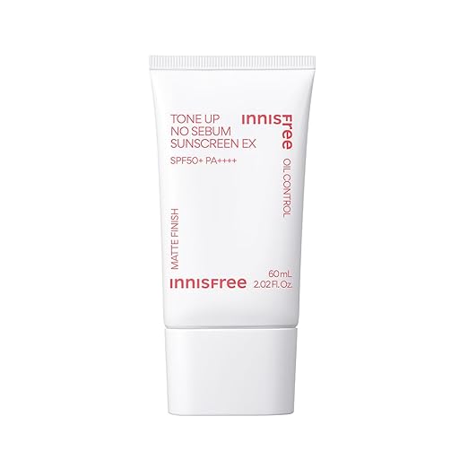 Innisfree Tone Up No Sebum Sunscreen SPF50+ PA++++ - 60 ml