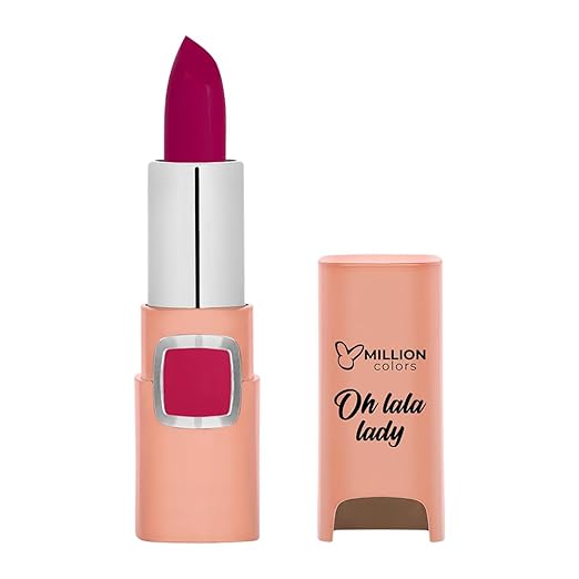 Million Colors Oh Lala Lady Bullet Lipstick Rosewood Pink 22 - 3.5 gms