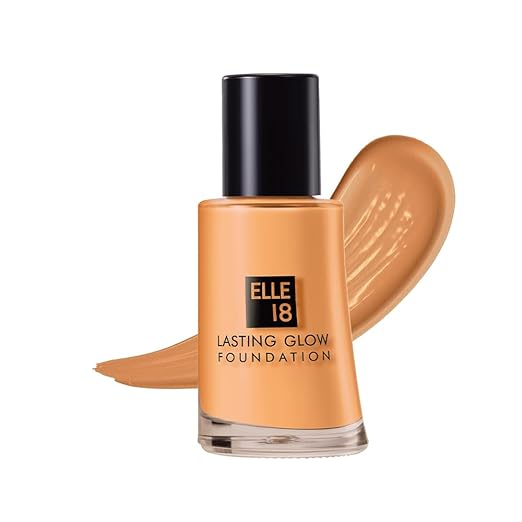 Elle18 Lasting Glow Liquid Foundation 04 Coral - 27 ml