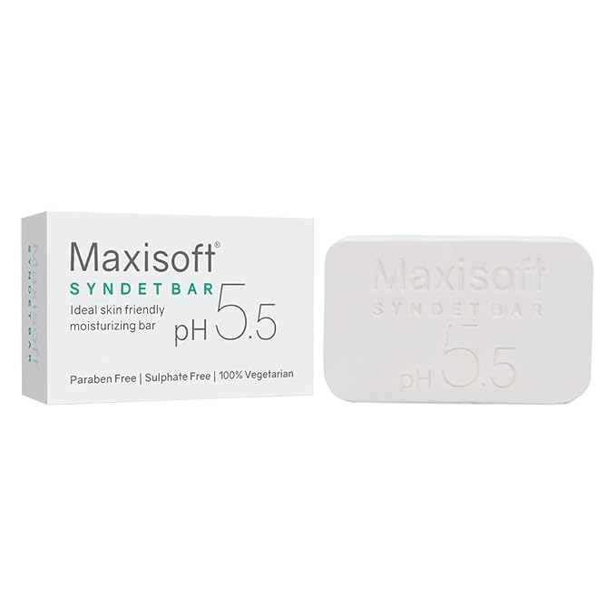 Maxisoft Syndet Bar for Cleansing & Moisturizing - 75 Gms
