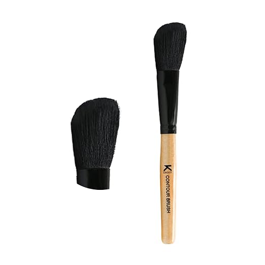 Kinded Contour Face And Neck Makeup Brush - 1 Pcs