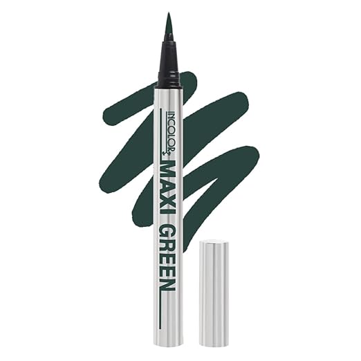 Incolor Ic058 Maxi Long Lasting Smudge Proof Sketch Pen Eyeliner Green - 2 gms