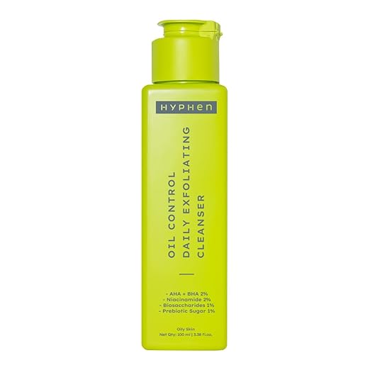 Hyphen Oil Control Daily Exfoliating 2% AHA BHA Cleanser - 100 ml