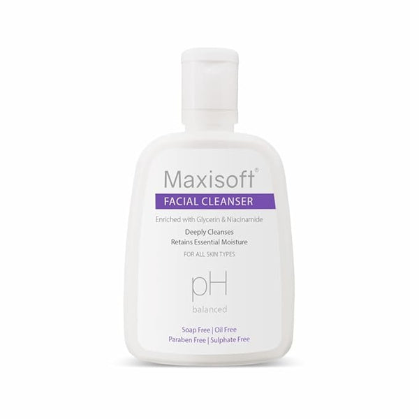 Maxisoft Facial Cleanser All Skin Types Paraben-free pH Balanced - 125 Ml