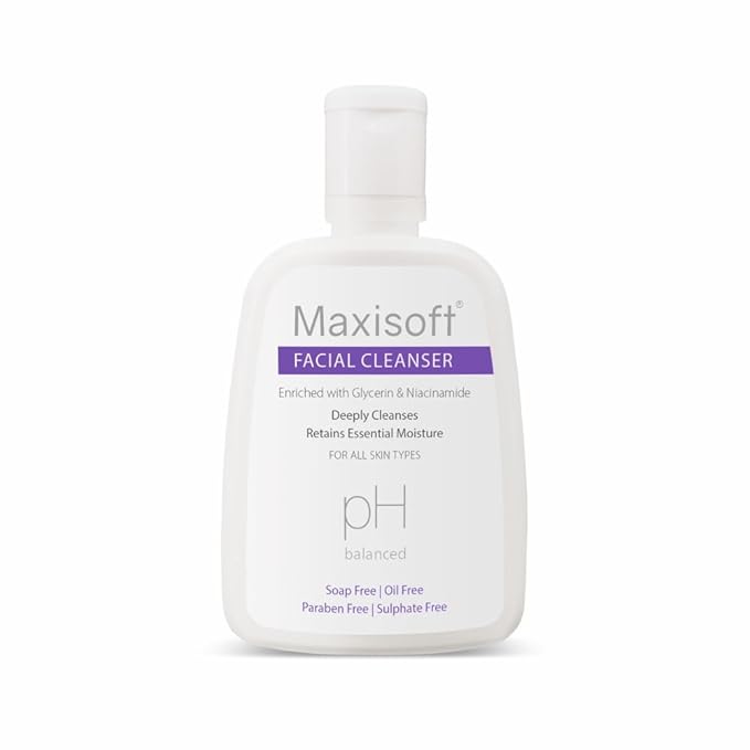 Maxisoft Facial Cleanser All Skin Types Paraben-free pH Balanced - 125 Ml