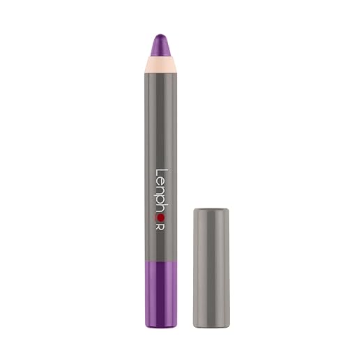 Lenphor Matt Show Off 2 in 1 Crayon Lip Pencil Lipstick Fairy Violet - 2.8 gms
