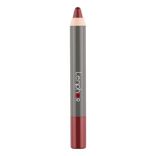 Lenphor Matt Show Off 2 in 1 Crayon Lip Pencil Lip Liner + Lipstick - 2.8 gms