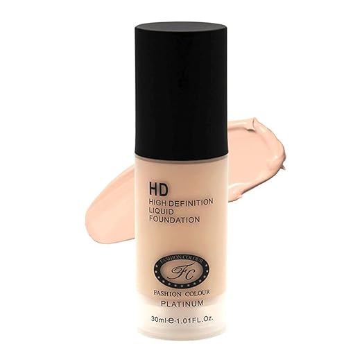 Fashion Colour High Definition Platinum Foundation Matte Finish Oil Shade 01 - 30 ml