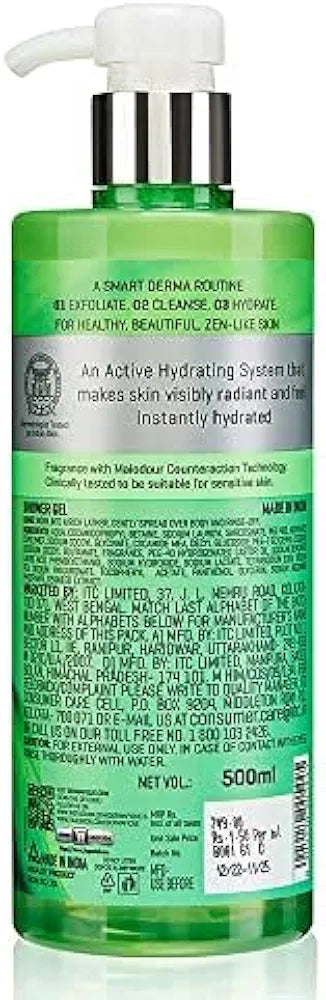 Dermafique Aqua Cloud Hydrating Shower Gel – 500ml, Body Wash for Women & Men, No Parabens/SLS/SLES,with Seaweed Extracts & Hyaluronic Acid, Suitable for Sensitive - Normal Skin | Dermatologist Tested
