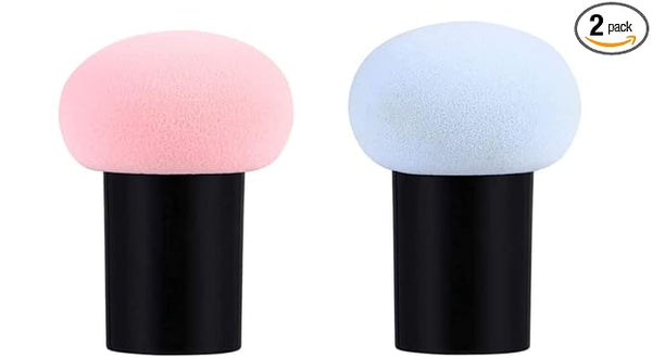 TopFinder 2pc Mushroom Beauty Blender Makeup Sponge