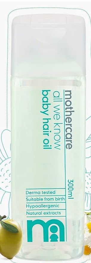 Mothercare All We Know Baby Hair Oil - 300 ml