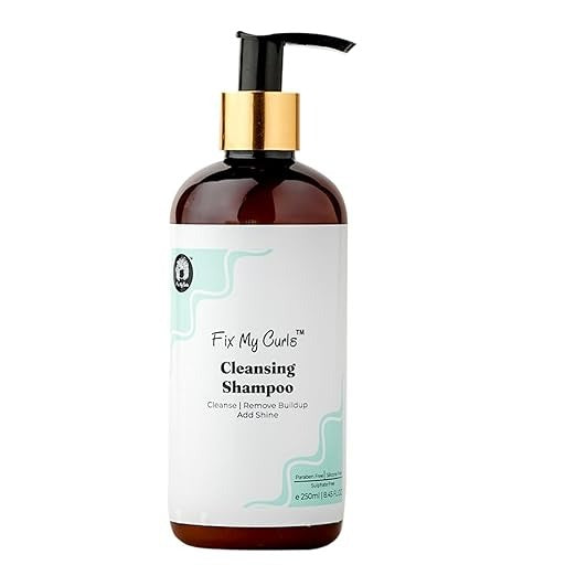 Fix My Curls Cleansing Shampoo for Curly Hair & Wavy Hair - 250 ml