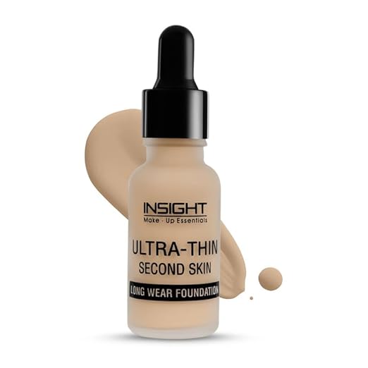 Insight Cosmetics Ultra Thin Second Skin Long Wear Liquid Foundation Colour LN15 - 20 ml