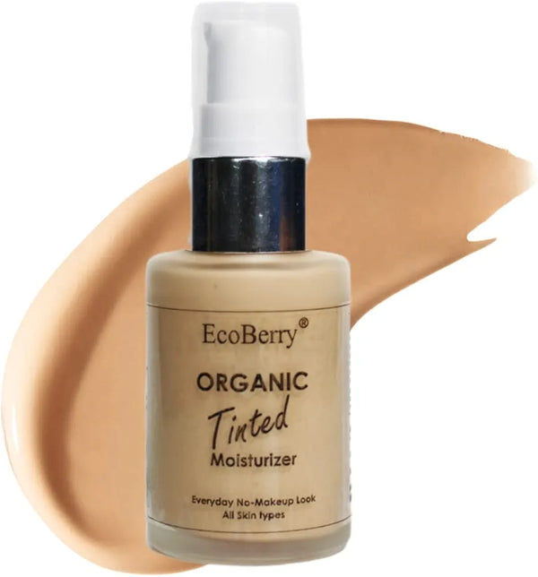 Organic Tinted Moisturizer | Everyday No Makeup Look | Sheer Coverage | Organic | Semi-Matte | Light Weight | Non-Comedogenic | Hypoallergenic | Natural | Handmade | Chemical Free 