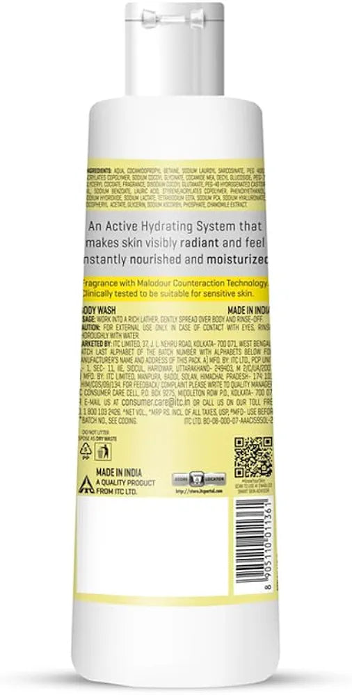 Dermafique Hydra Soft Nourishing Body Wash – 250ml, Showergel for Women & Men, No Parabens/SLS/SLES, With Vitamin E & Chamomile, Suitable for Sensitive - Normal Skin | Dermatologist Tested