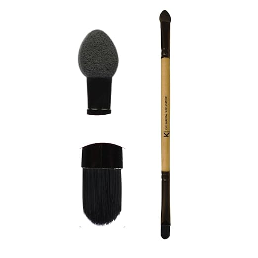 Kinded Eye Shadow Applicator And Double Sided 2 In 1 Brow Bone Makeup Brush - 1 Pcs