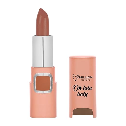 Million Colors Oh Lala Lady Bullet Lipstick Sand Nude 15 - 3.5 gms