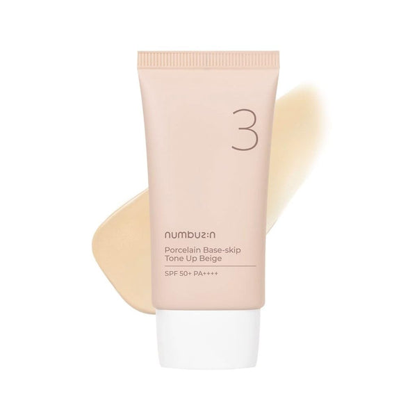 Numbuzin No.3 Porcelain Base-Skip Tone Up (Beige) - 50 ml