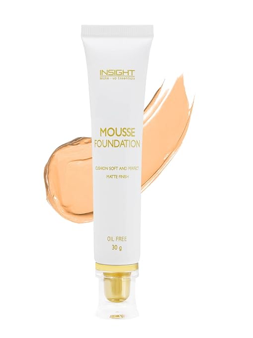 Insight Cosmetics Mousse Foundation with SPF 15 Oil Free 03 Creamy Beige - 30 gms