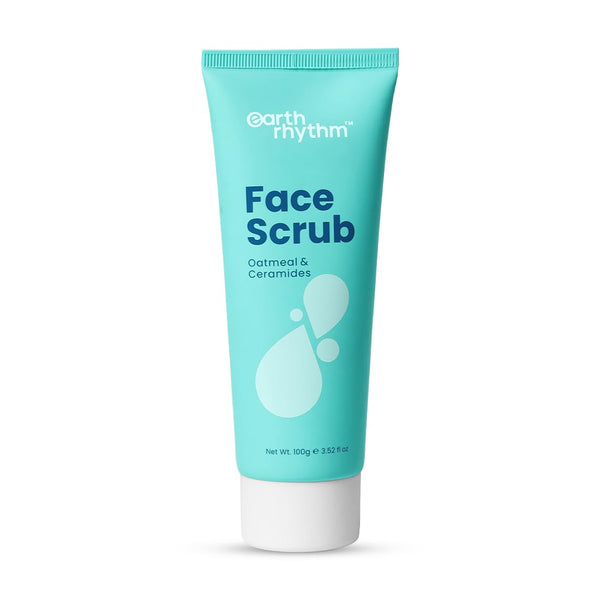 Earth Rhythm Face Srub with Oatmeal and Ceramides - 100 gms