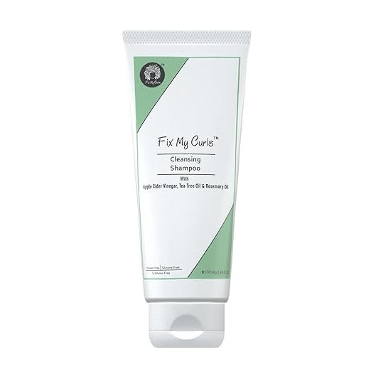 Fix My Curls Cleansing Shampoo for Curly Hair & Wavy Hair - 100 ml