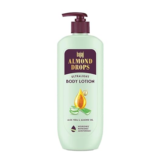 Bajaj Almond Drops Ultralight Summer Body Lotion - 400 ml