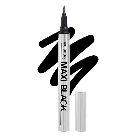 Incolor Ic058 Maxi Long Lasting Smudge Proof Sketch Pen Eyeliner Black - 2 gms