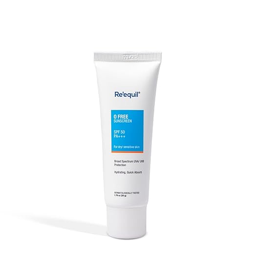 Re’equil O Free Sunscreen SPF 50 PA+++ - 50 gms