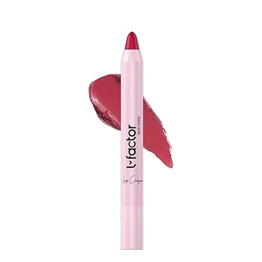 L Factor New York Powdery Matte Lip Crayon Royal Rose - 2.4 gms