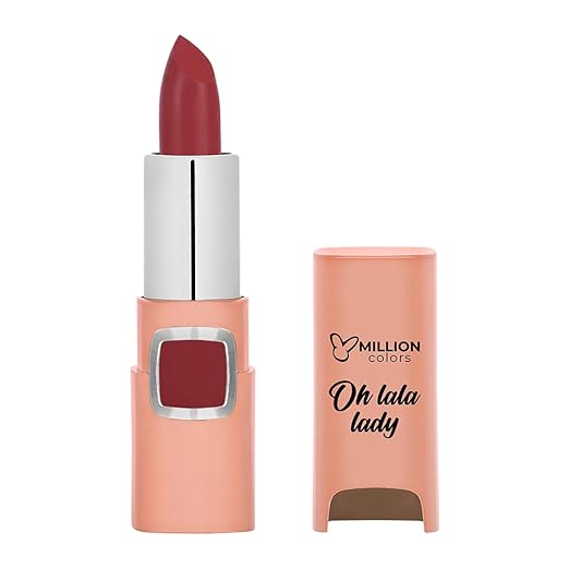 Million Colors Oh Lala Lady Bullet Lipstick Garnet Red 19 - 3.5 gms