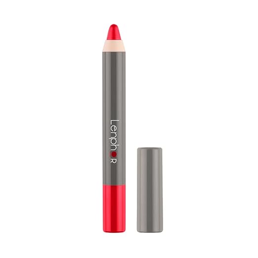 Lenphor Matt Show Off 2 in 1 Crayon Lip Pencil Lipstick Smashy Pink - 2.8 gms
