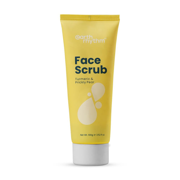 Earth Rhythm Face Scrub with Turmeric & Prickly Pear - 100 gms