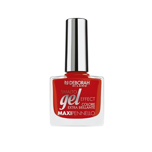Deborah Milano Gel Effect Nail Enamel Red Pusher - 8.5 ml