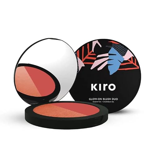 Kiro Glow On Blush Duo (Pinkish Orange & Bright Coral) - 9 gms