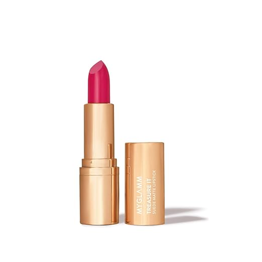 MyGlamm Treasure IT Suede Matte Lipstick Cuddle Buddy (Pink Shade) - 4.2 gms