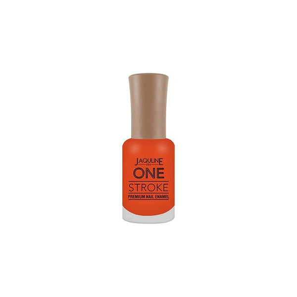 Jaquline USA One Stroke Premium Nail Enamel Orange - 8 ml