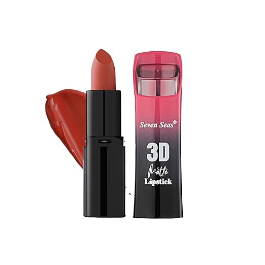 Seven Seas 3D Matte Lipstick Monza I - 3.8 gms