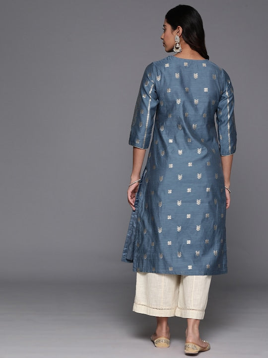 Biba Ethnic Motifs Foil Printed Kurta