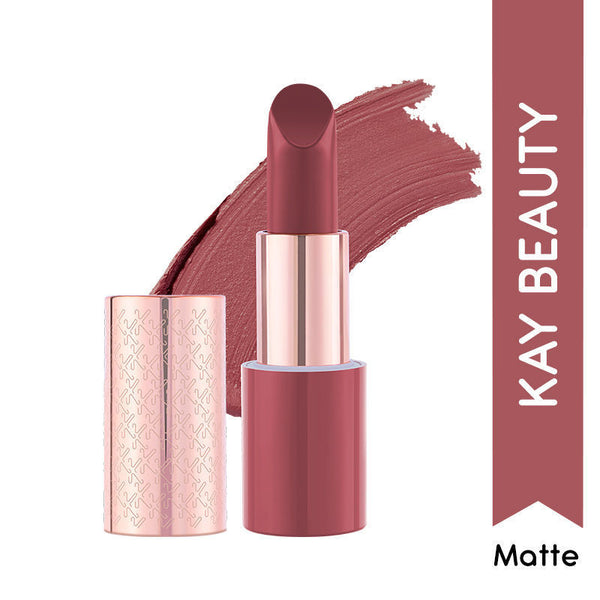 Kay Beauty Matte Drama Long Stay Lipstick Cameo - 4.2 gms