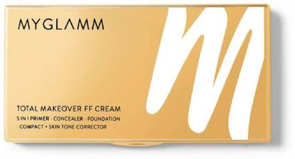 MyGlamm Total Makeover FF Cream Foundation Palette Hazelnut (Beige) - 5 gms