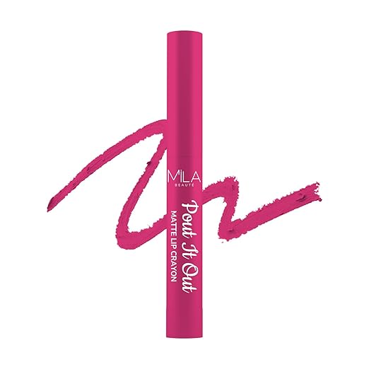 Mila Beaute Pout It Out Matte Lip Crayon Belle - 1.25 gms