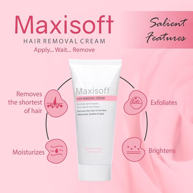 Maxisoft Hair Removal Cream | pH Balanced - 60 Gms