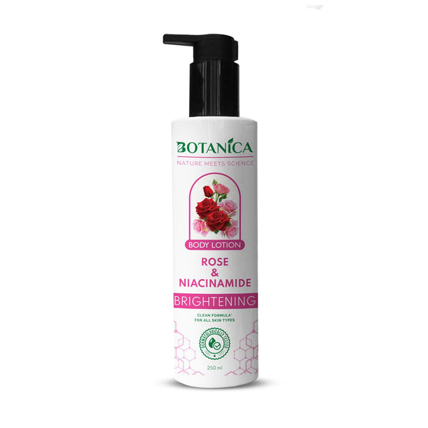 Jaquline USA Botanica Rose Niacinamide Body Lotion - 250 ml