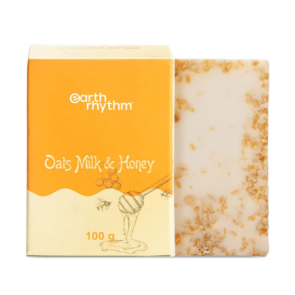 Earth Rhythm Oatmeal, Honey & Goat Milk Body Soap - 100 gms