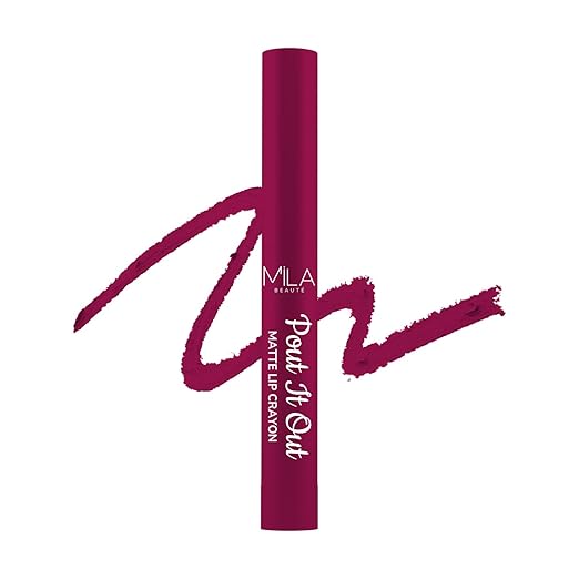 Mila Beaute Pout It Out Matte Lip Crayon Gamora - 1.25 gms