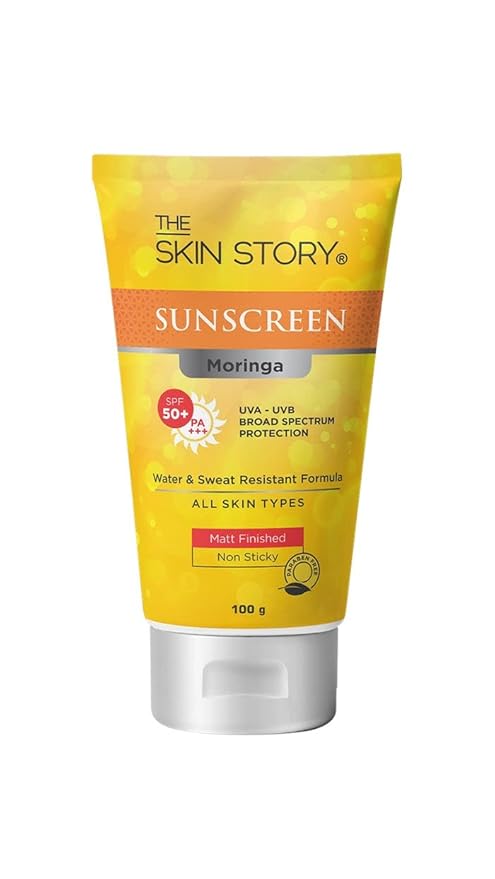 The Skin Story Moringa Sunscreen SPF 50 - 100 gms