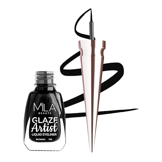 Mila Beaute Glaze Artist Liquid Eyeliner Shade Infinite Black - 6 ml