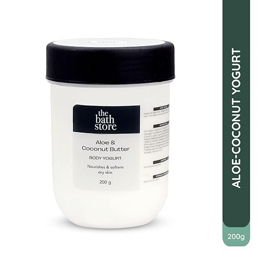 The Bath Store Aloe Coconut Body Yogurt Body Lotions For Summer - 200 gms